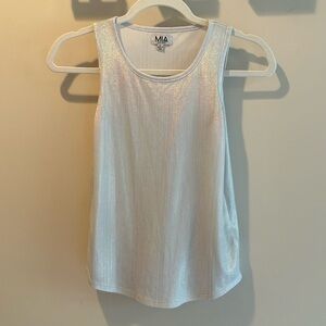 MIA Iridescent White Kids Tank Top